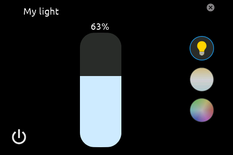 Page Light Power Button