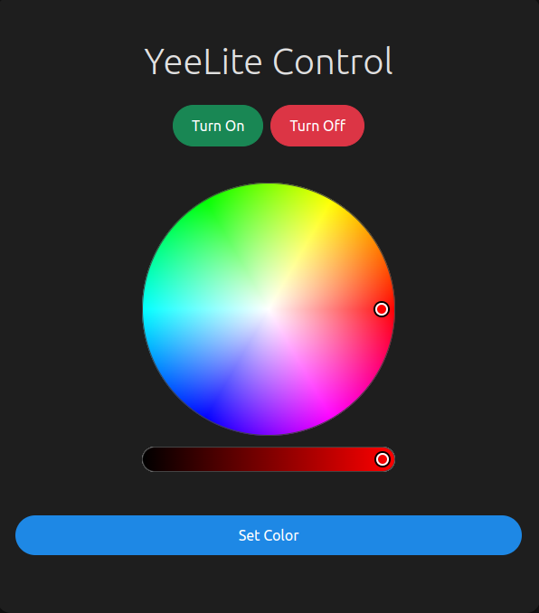 YeeLite Interface