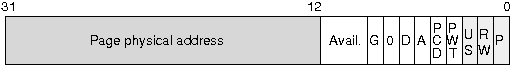 Page table entry