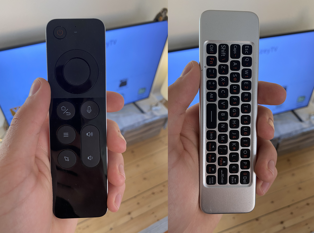 Remote front and back