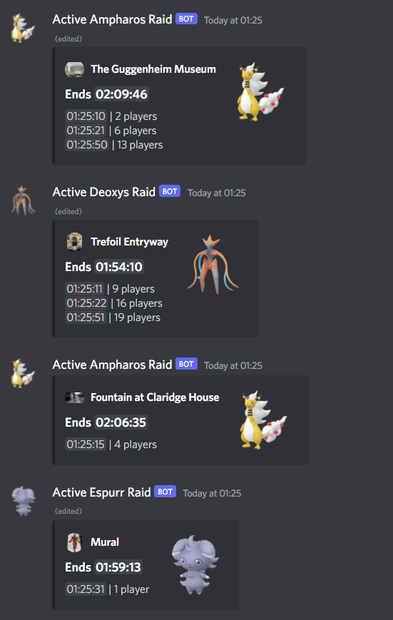 Discord notifications