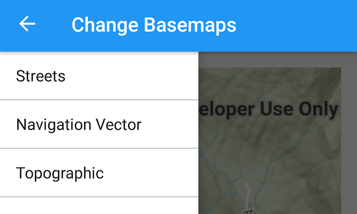 Change Basemaps App