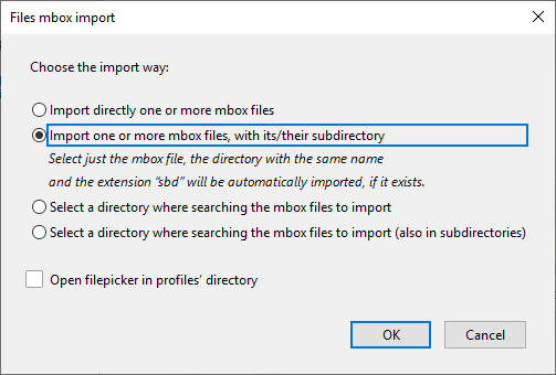 ImportExportTools import dialog