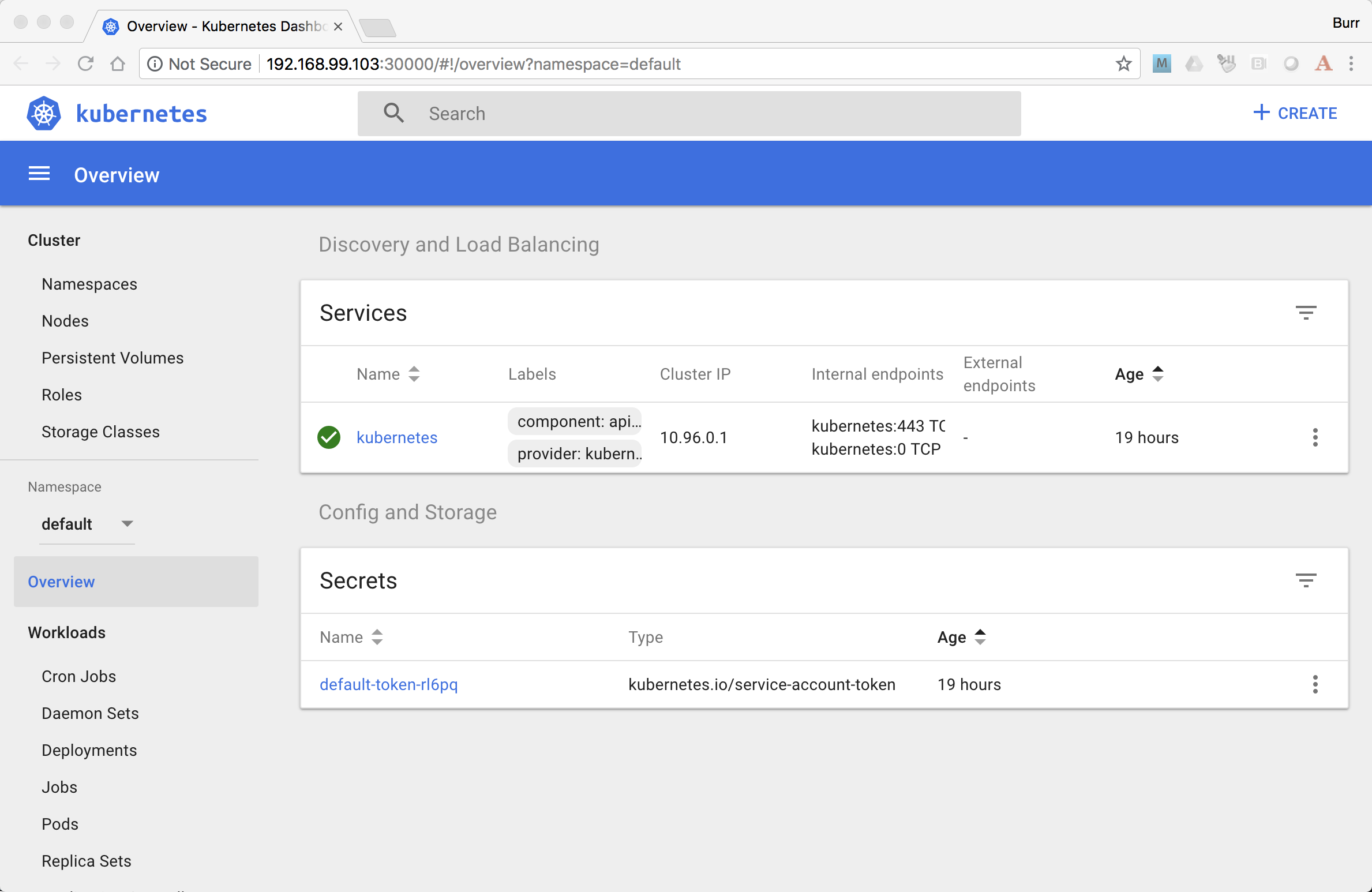 Minikube Dashboard