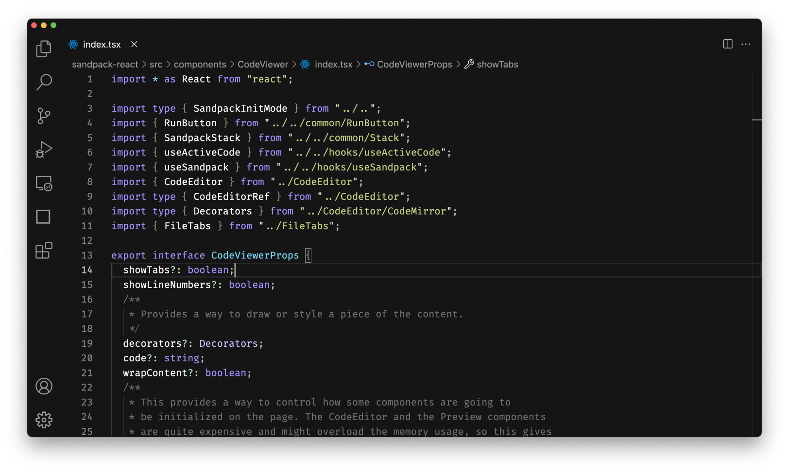 Theme preview in Visual Studio Code