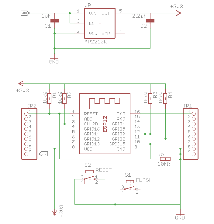 esp8266 proto schematics