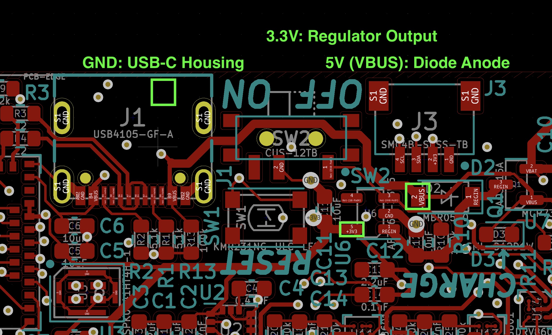 electrical test locations