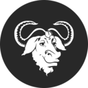 /icons/preview/modern-black-gnu-head_128.png