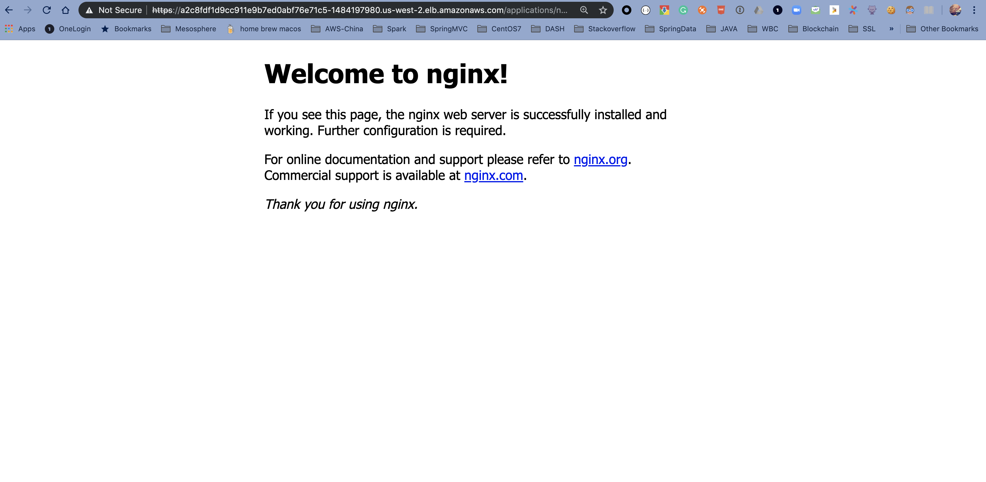 dashboard nginx