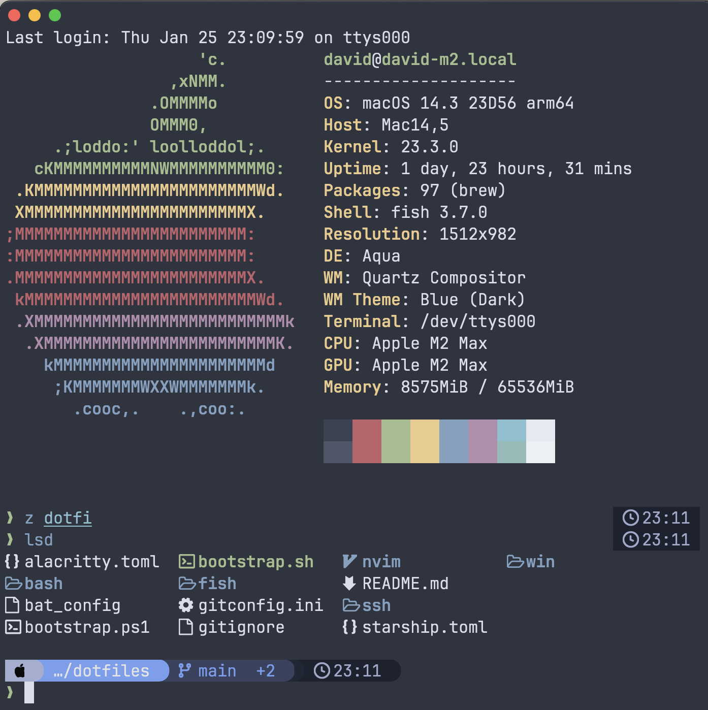 macOS alacritty terminal