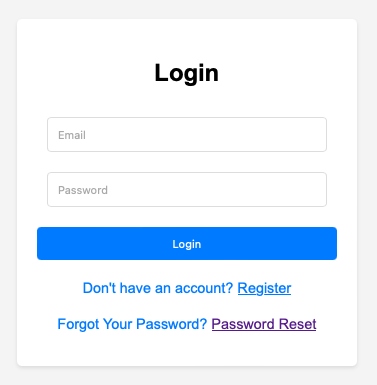 Login Page