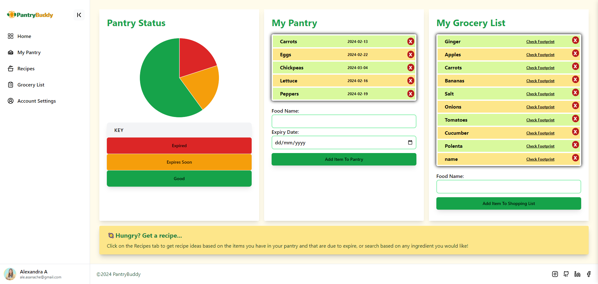 Home Dashboard