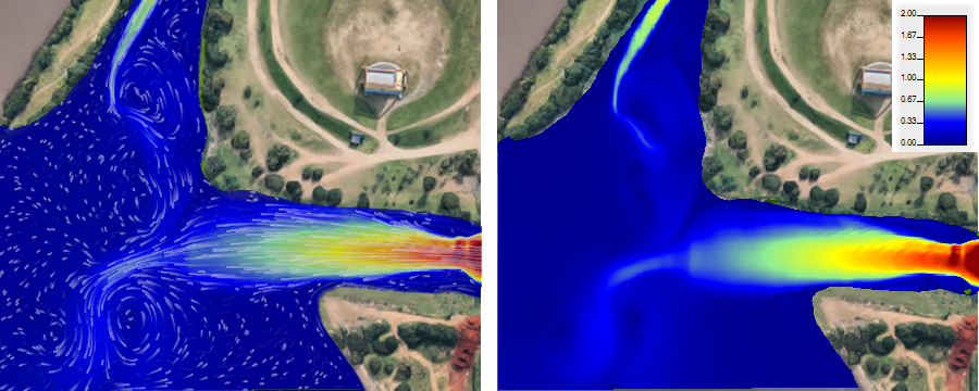 HEC-RAS Simulation of Diluvio River, Porto Alegre, RS - Brazil 