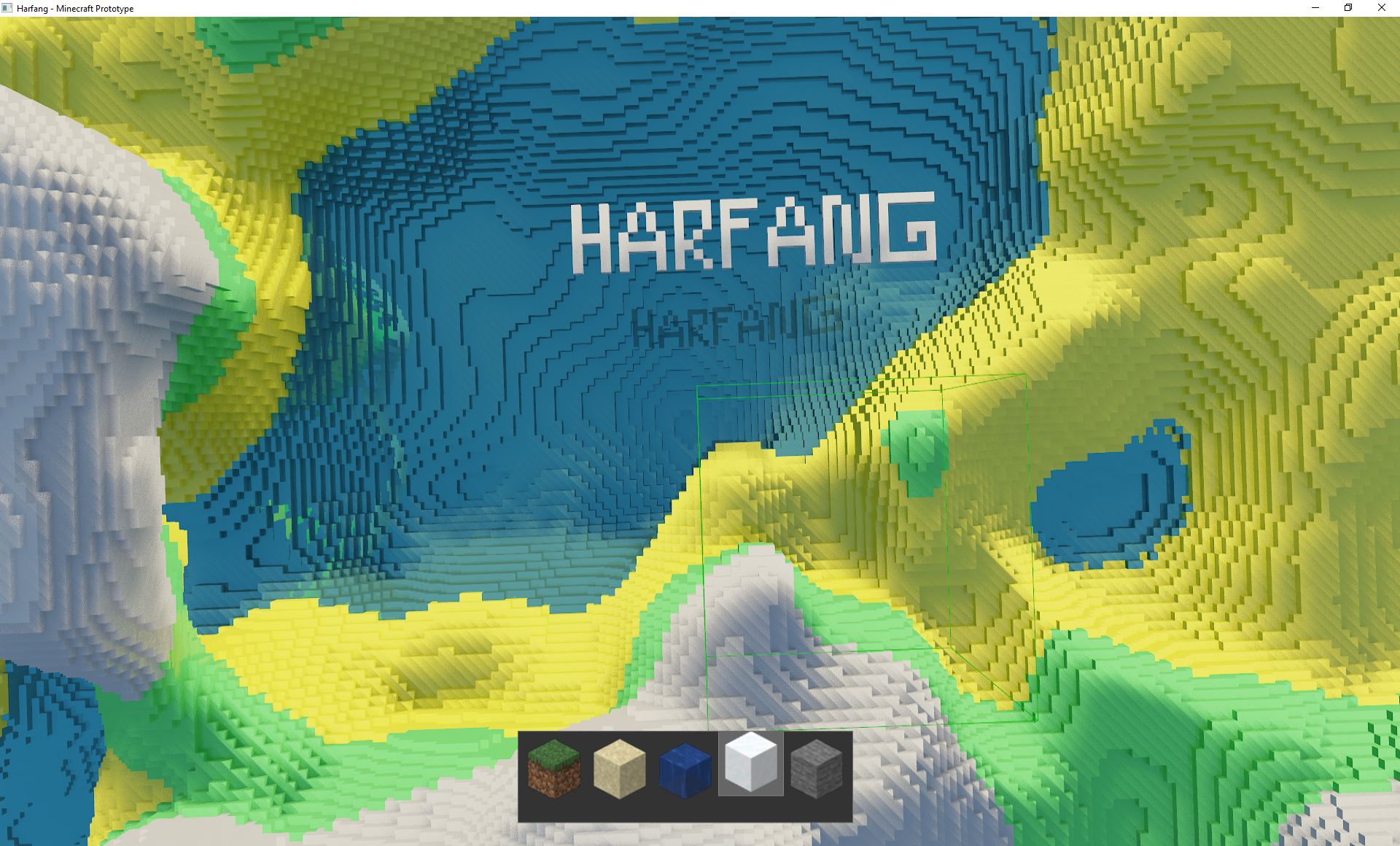 Harfang in Cubes