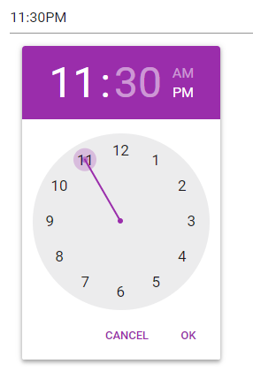 Bootstrap 4 clockpicker