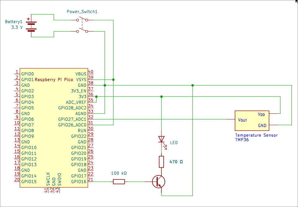 Schematic / image of the circuit