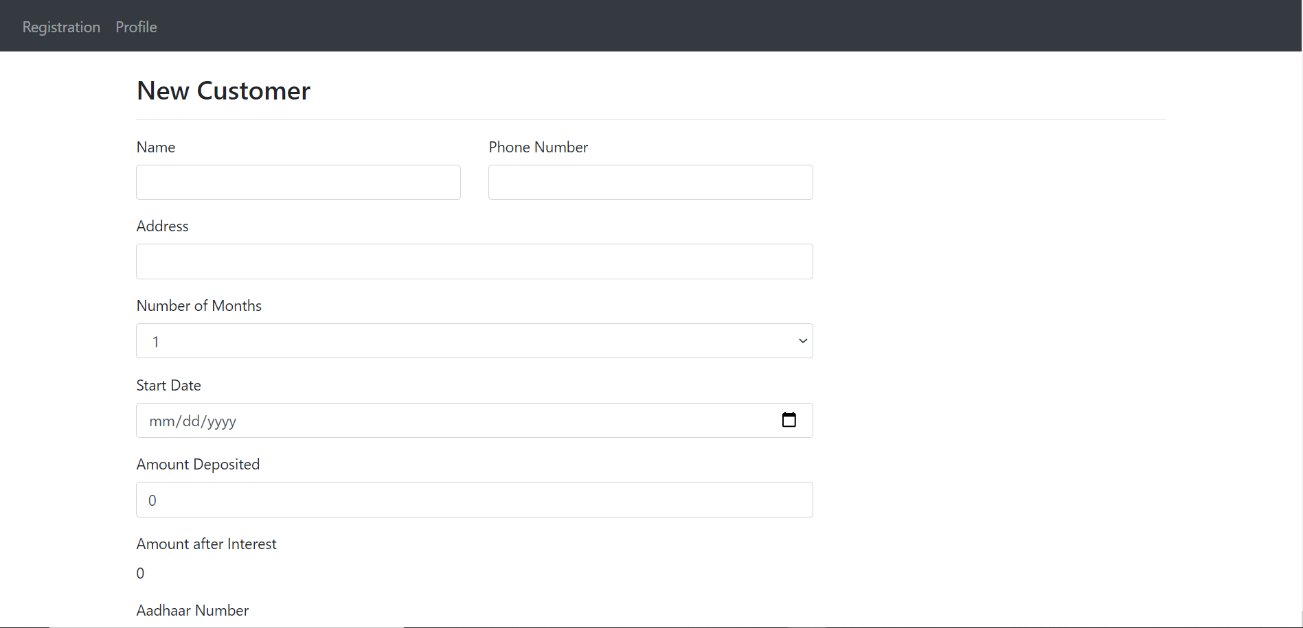 RegistrationForm