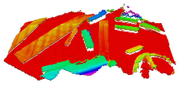 Grid map example in Rviz