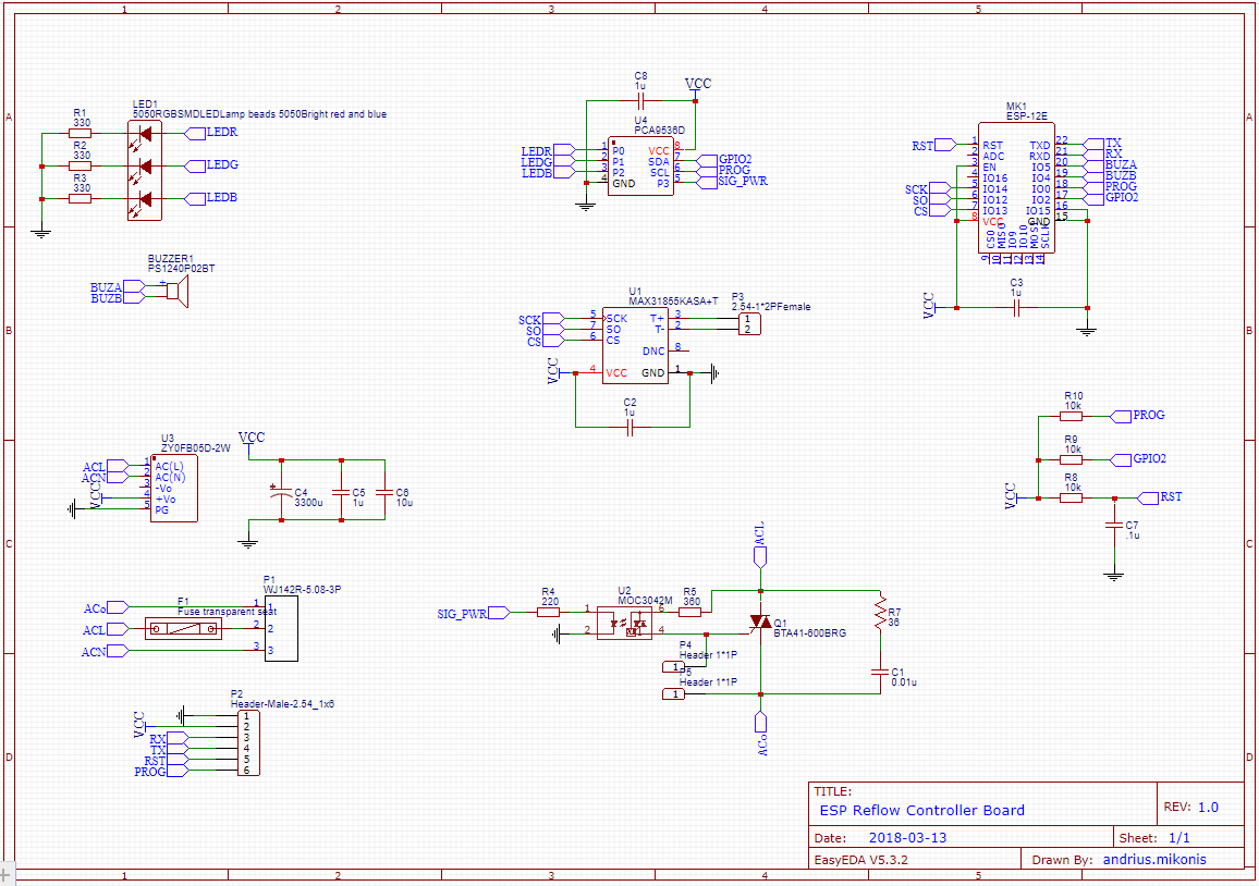 ESReflow schematics