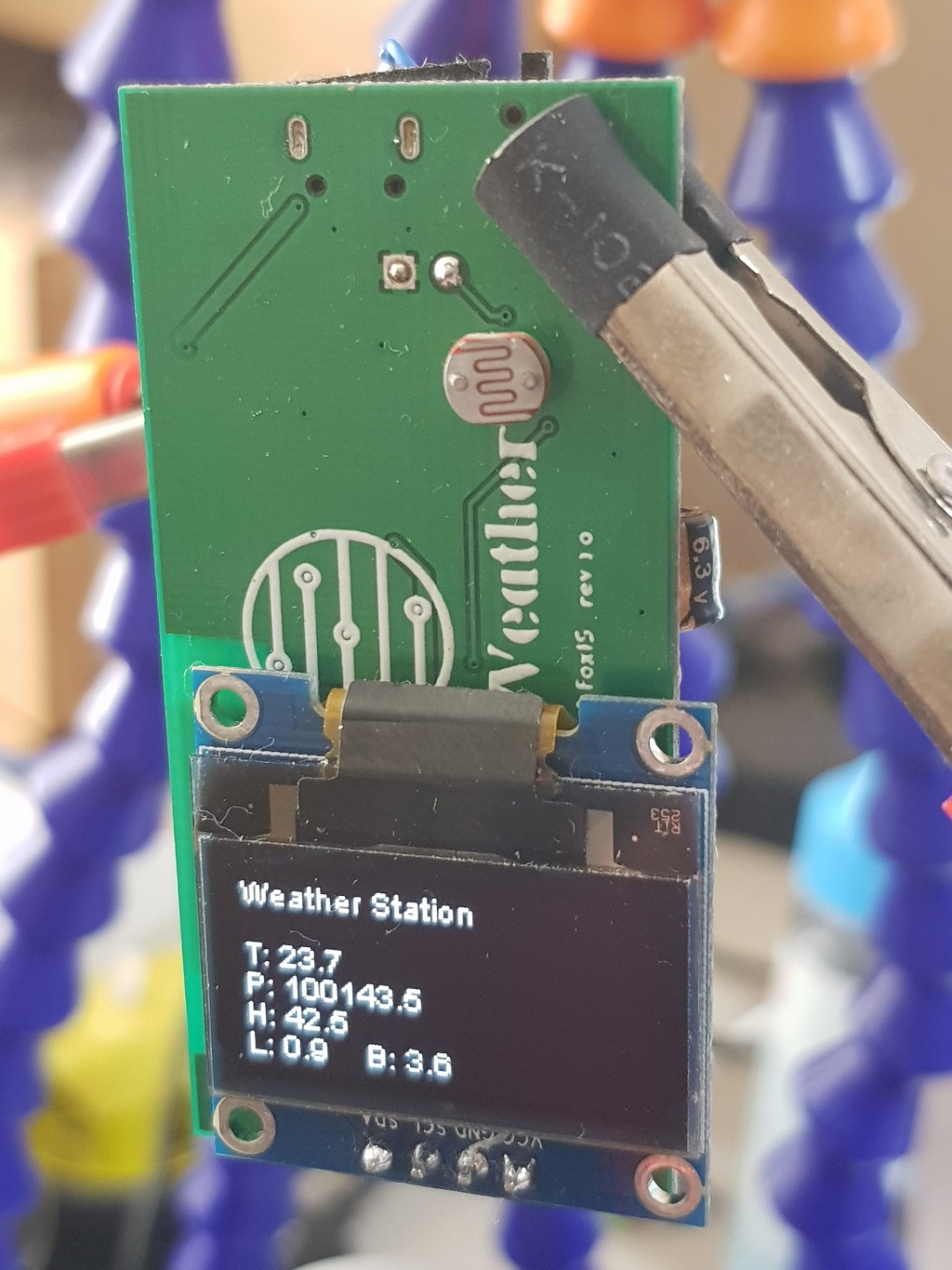 OLED Weather Station variant rev1.0