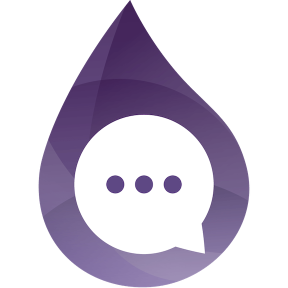 Smppex avatar: Elixir logo with a chat bubble