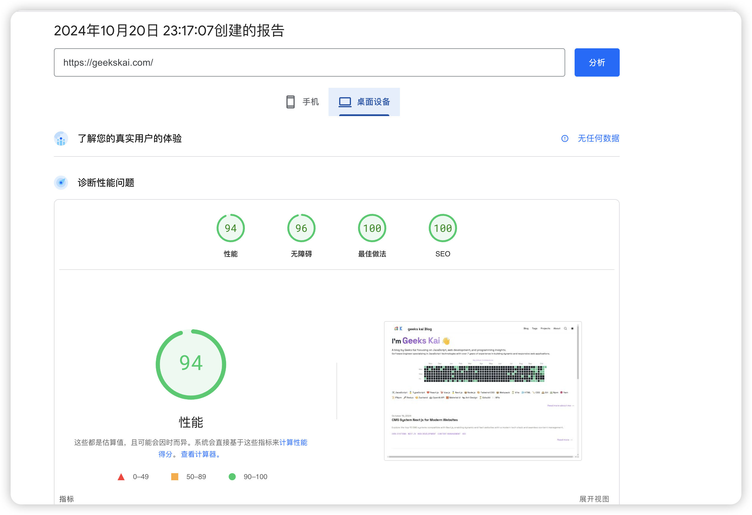 Performance Metrics