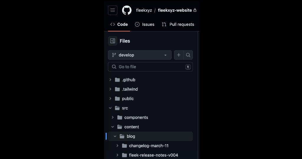 File tree expanded