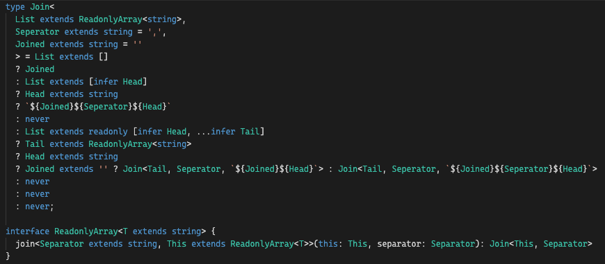 String Array Join