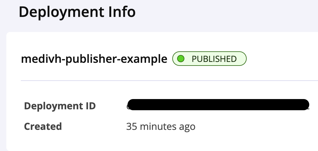 publish complete