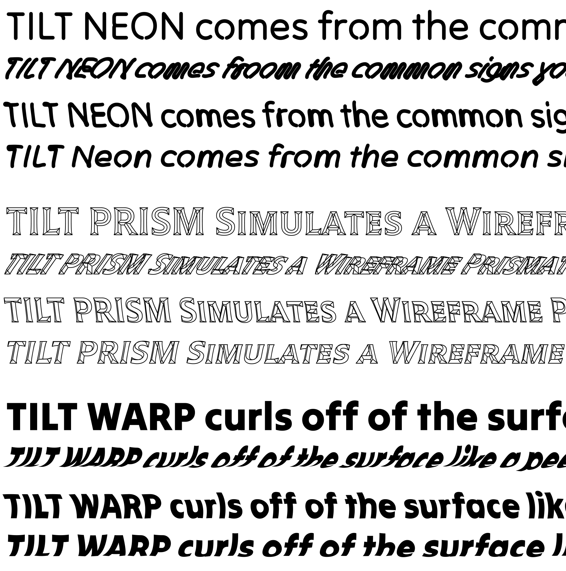 Tilt Overview