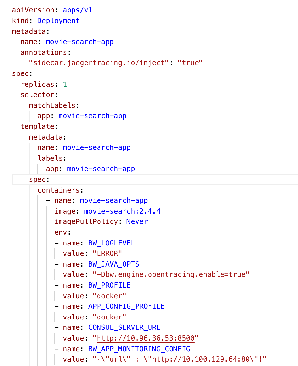 opentracing-manifest