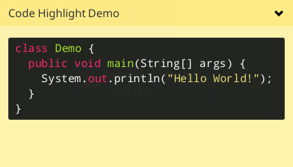 codeHighlight