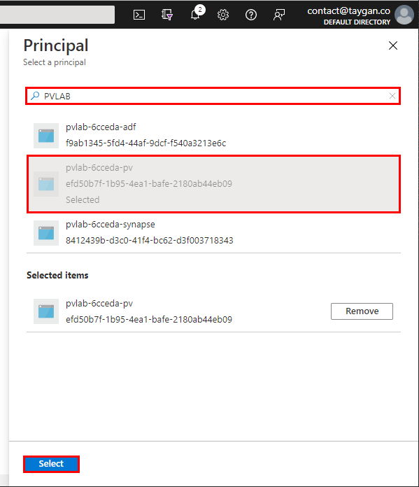 Search Principal