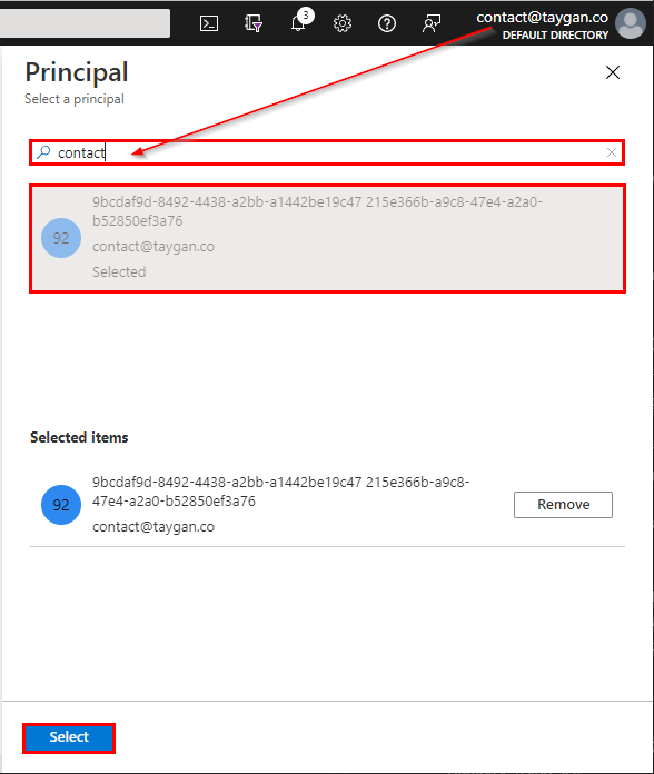 Search Principal