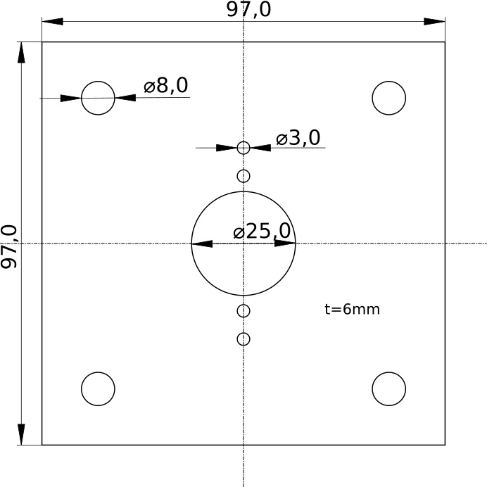 Sensor Plate Drawing