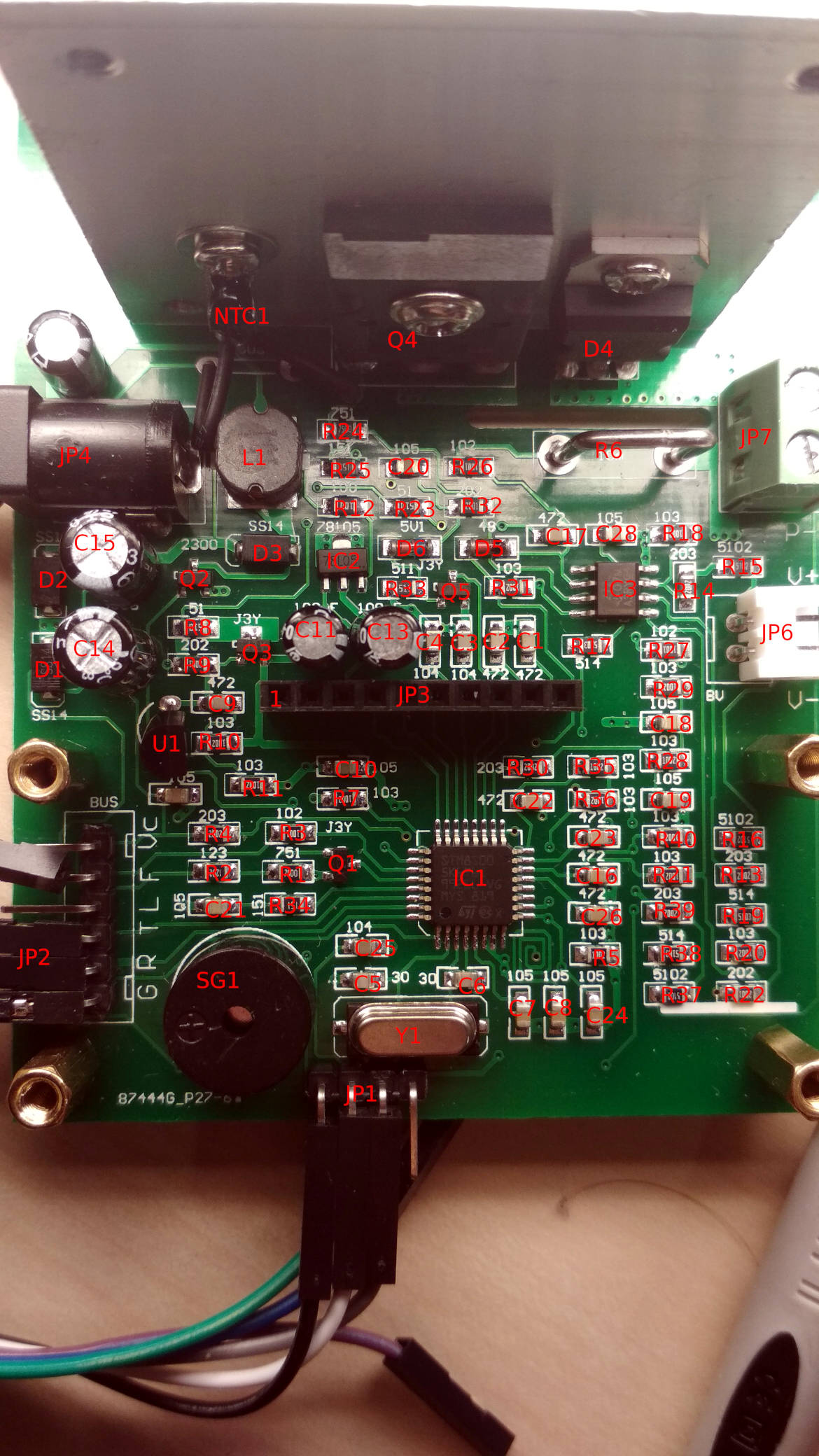 Component locations