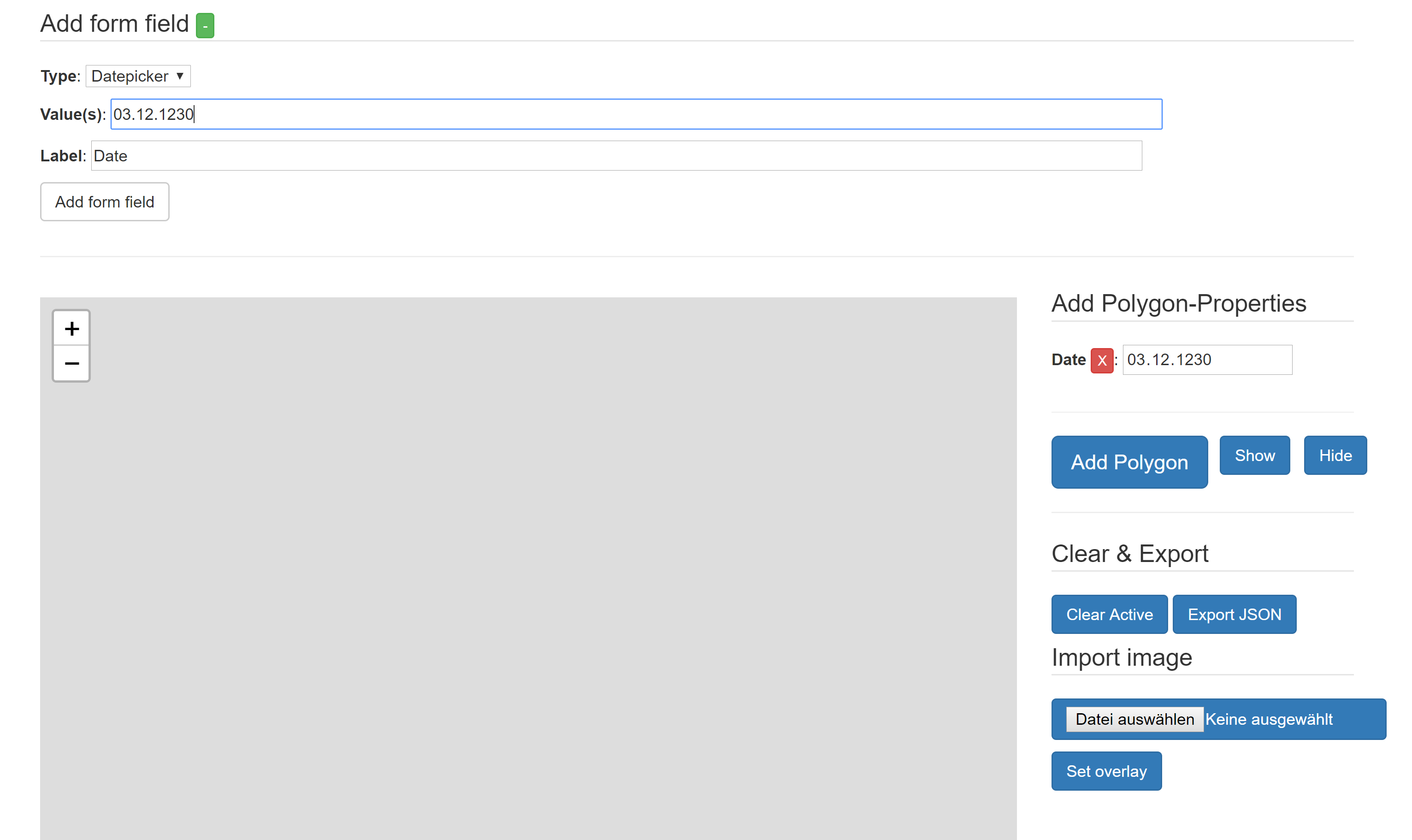 Adding form fields