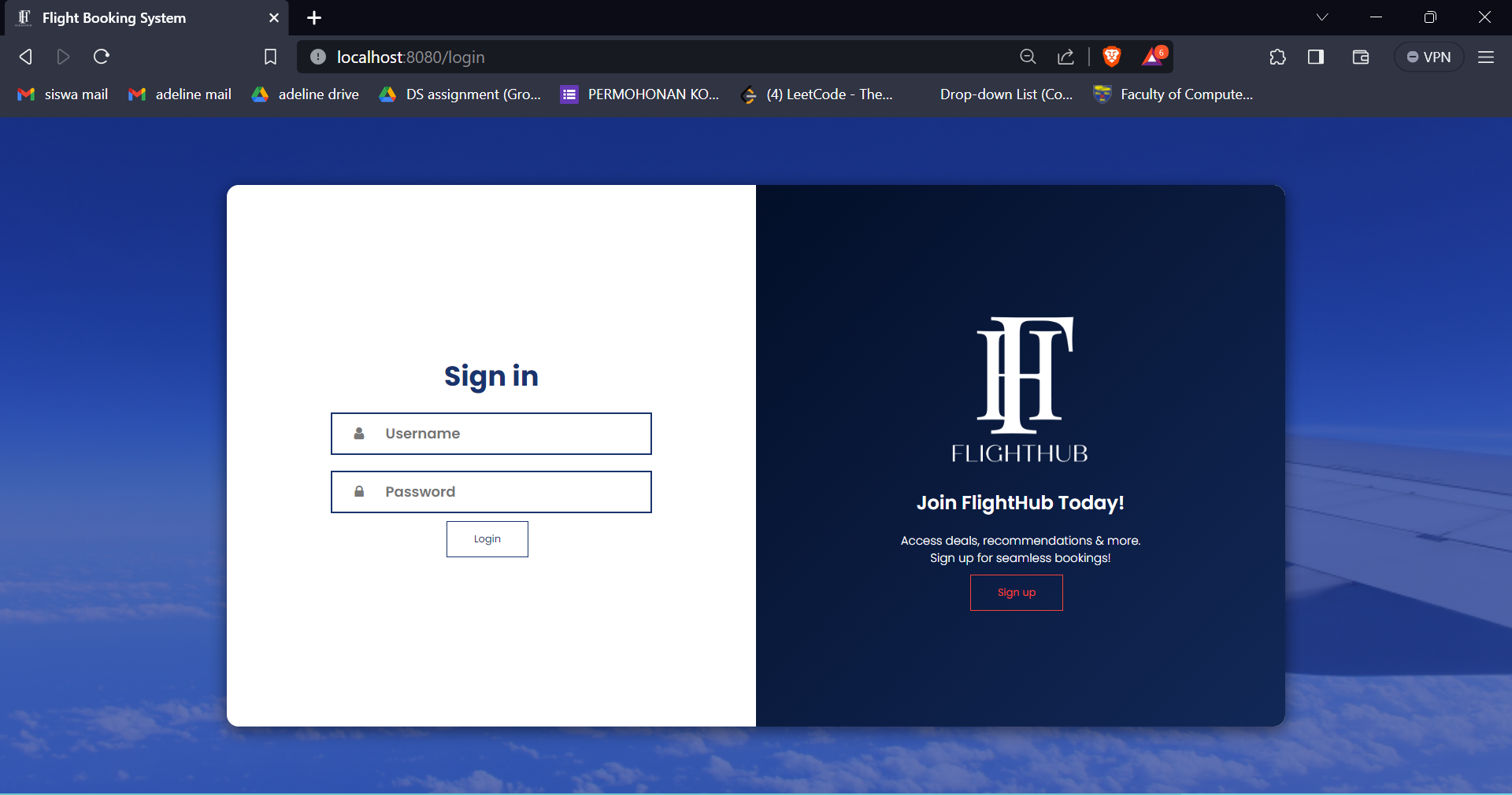 Login Page