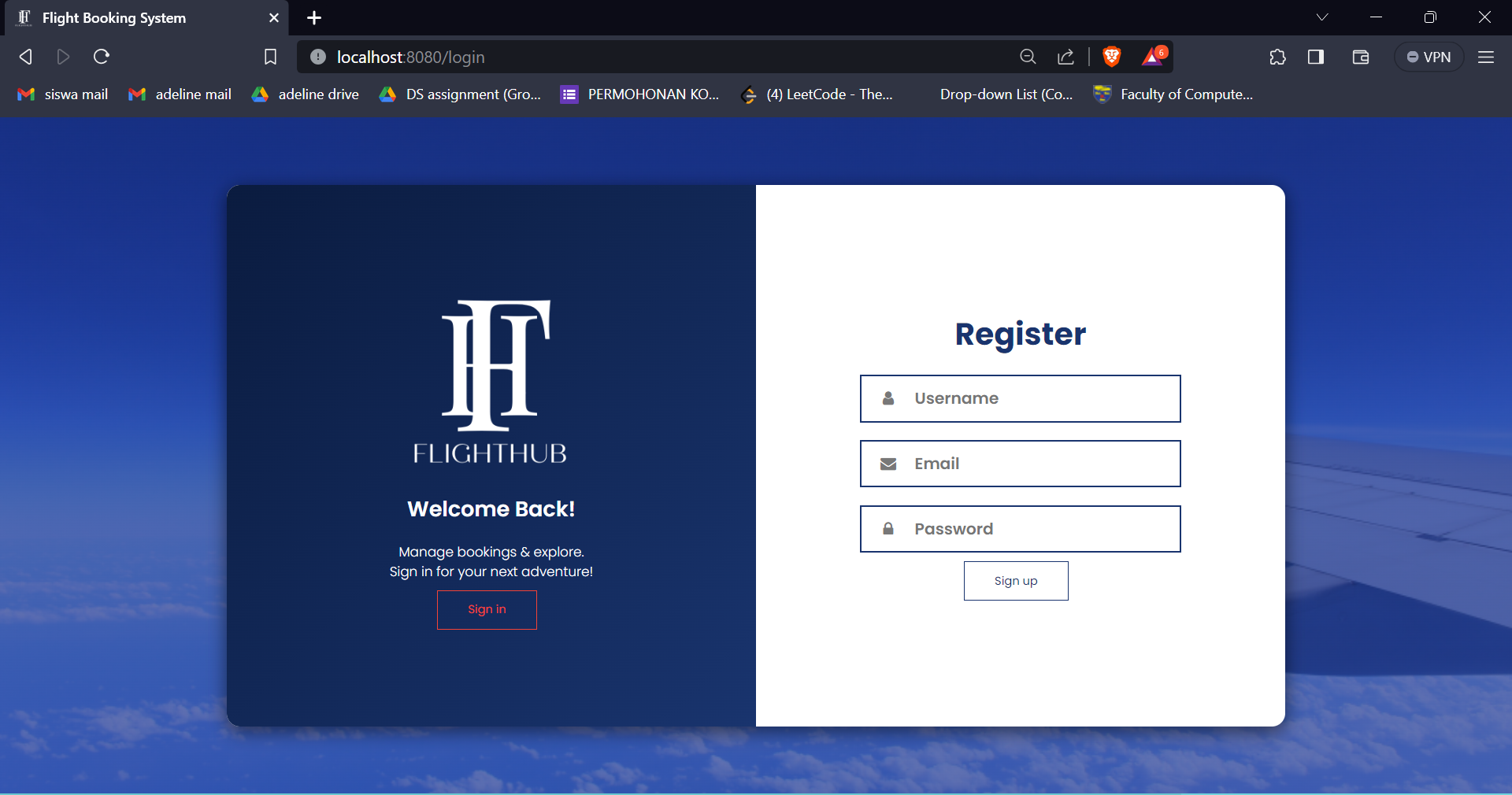 Login Page