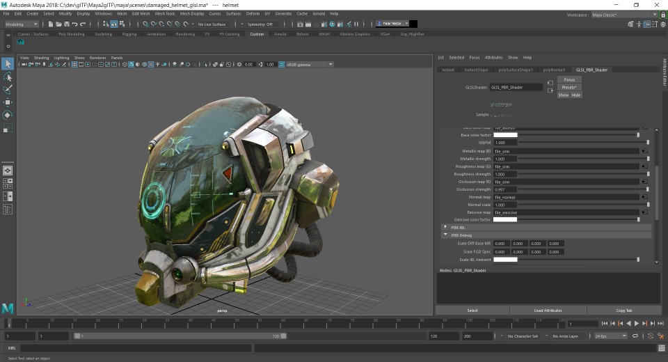 Maya Helmet screenshot