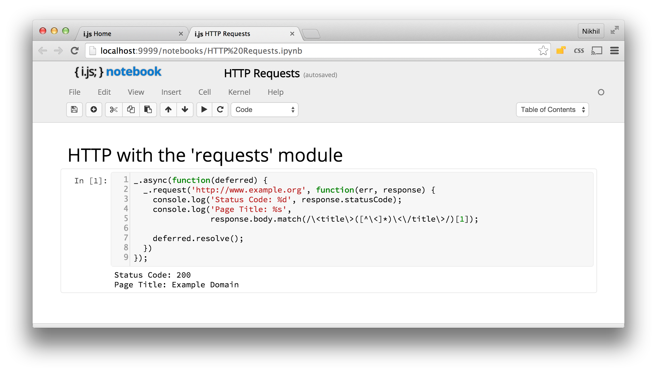 HTTP Requests