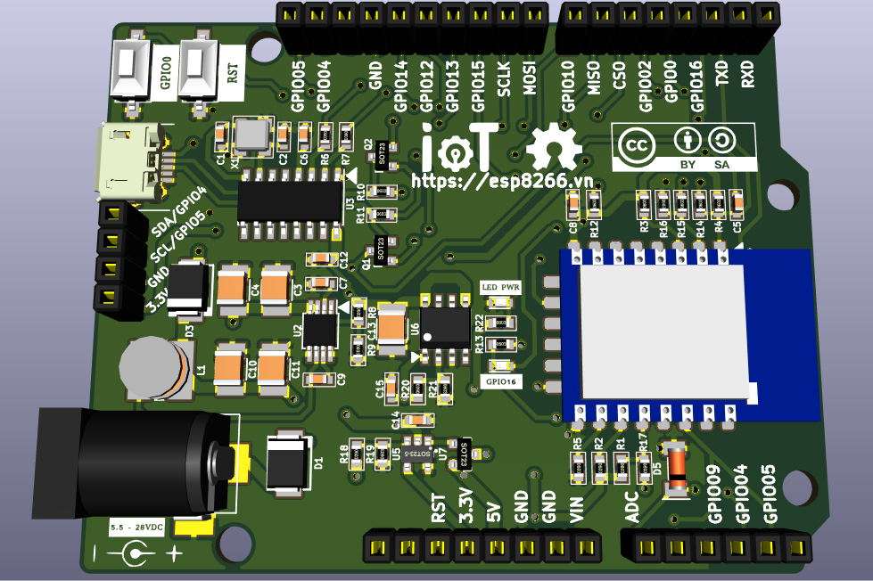 IoT WiFi UNO 3D