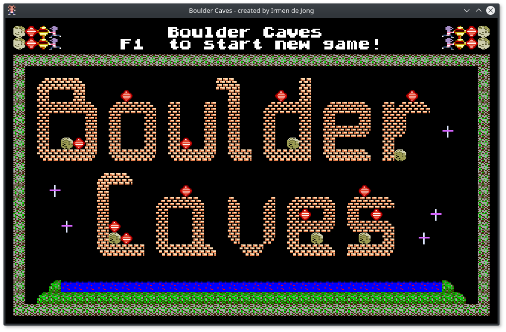 Boulder Caves title screen