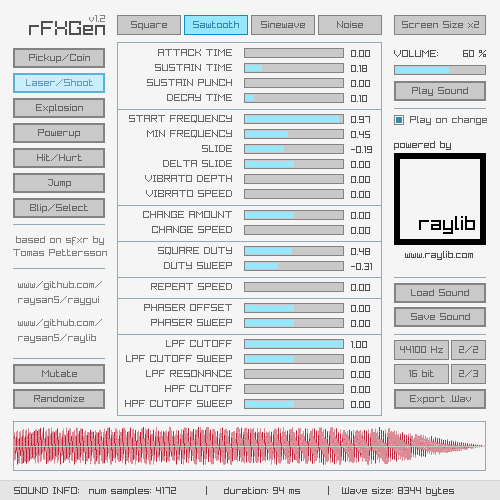 rFXGen light interface