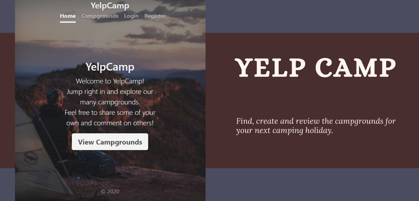 YelpCamp Banner