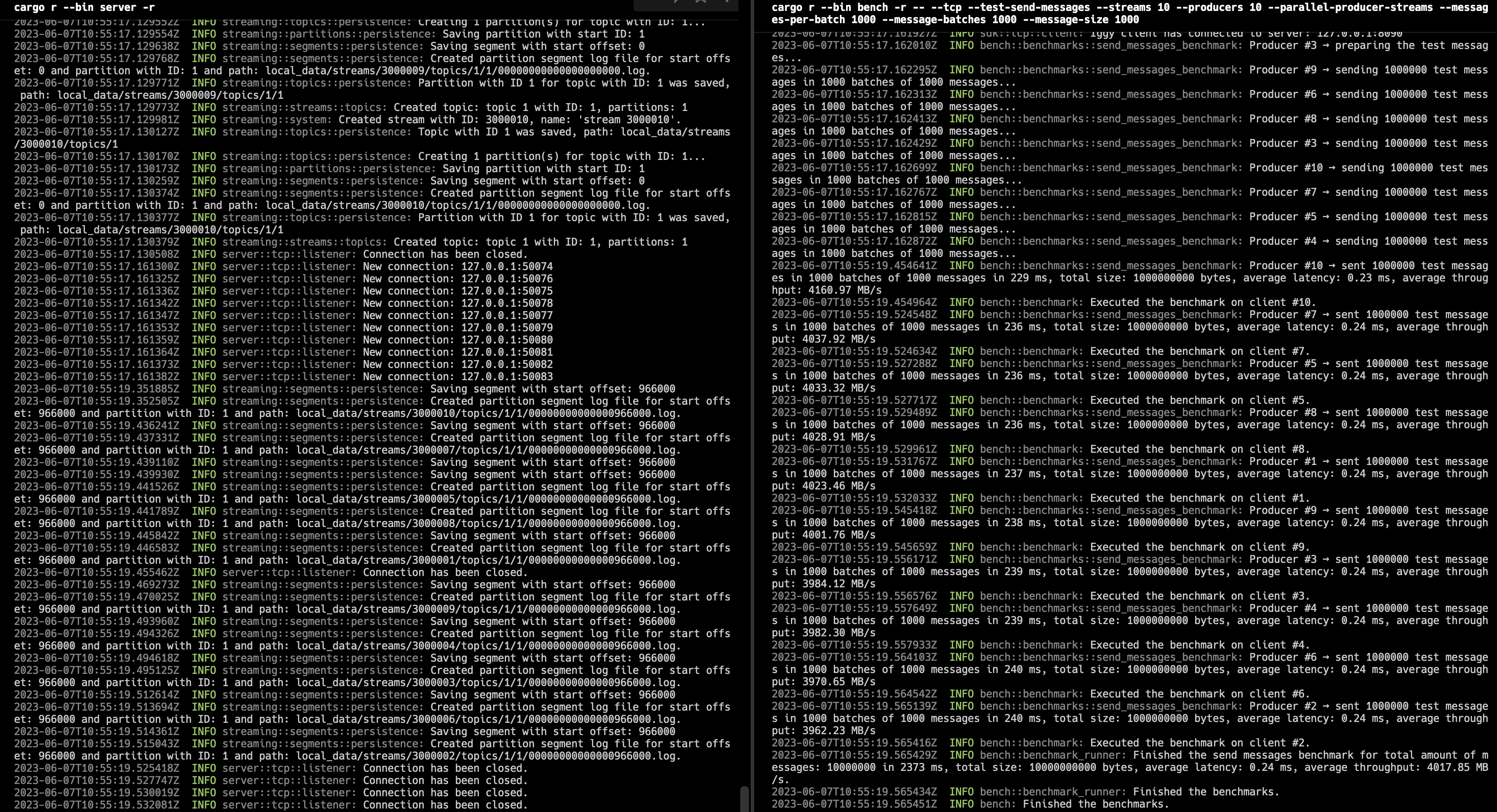 write benchmark