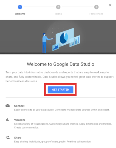 Welcome Data Studio