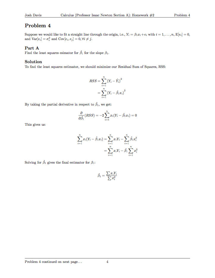 Example problems 3