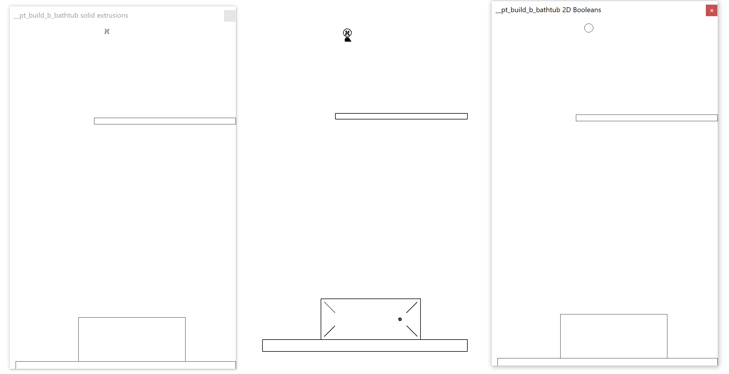 GeoSnoop outlines generated from solids versus 2D Booleans