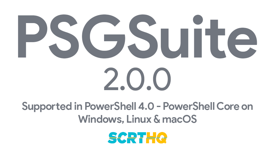 PSGSuite 2.0.0 released!